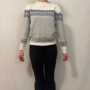 Vintage Fair Isle Winter Sweater